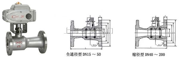 电动高温球阀